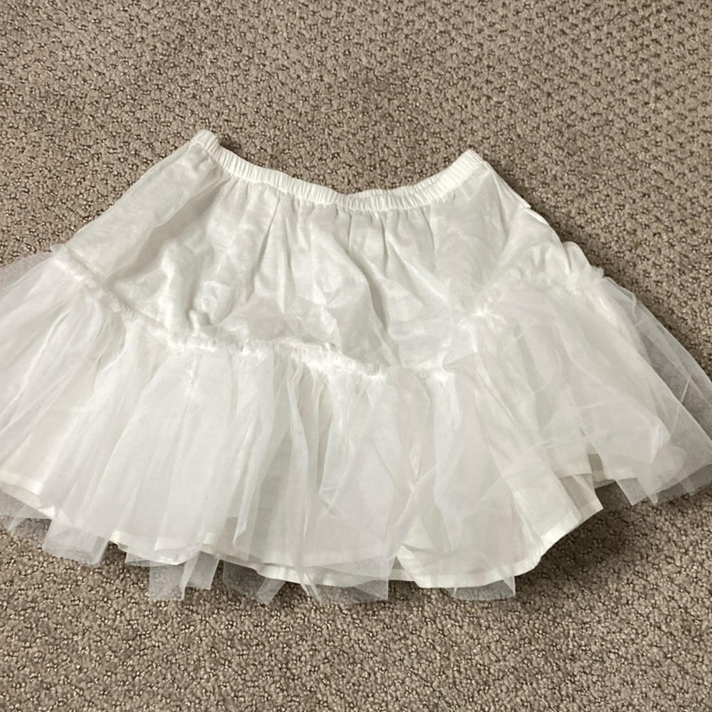 Il Gufo White Bubble Mini Skirt for Brides
